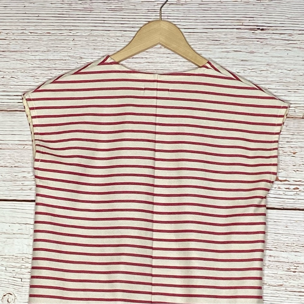 Madewell Striped Vacances Dress Red and White Sz XXS - Picture 13 of 16